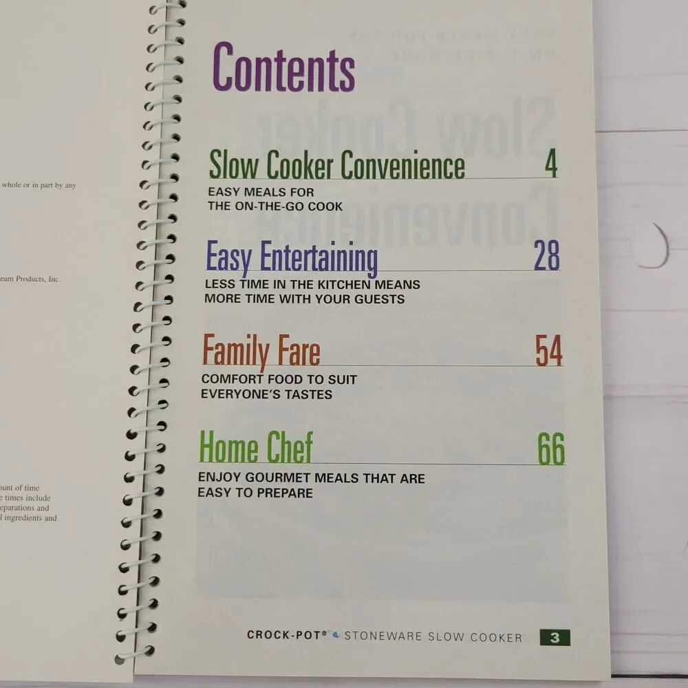 Crock Pot slow cooker recipe books bundle of 3 books